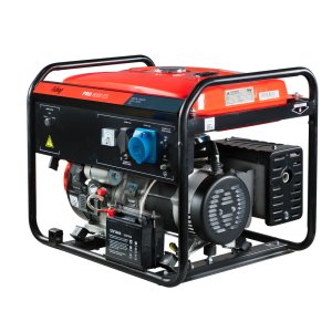 Бензиновый генератор FUBAG PRG 6000 ES с электростартером + Комплект колес и ручек для генераторов в ПОДАРОК