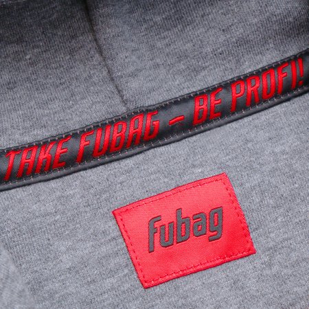 Серо-красная толстовка Fubag с капюшоном  размер M в Кургане фото