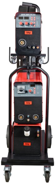 Сварочный полуавтомат INMIG 500T DW SYN + Подающий механизм DRIVE INMIG DW SYN + Шланг-пакет 5 м + Горелка FB 500 3 м + Блок жидкостного охлаждения + Тележка в Кургане фото
