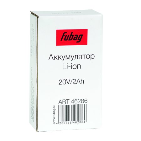 Аккумуляторная батарея FLI5S1P1202 Li-ion к бензиновым газонокосилкам FUBAG с электростартером и минирайдеру (20V/2Ah) в Кургане фото