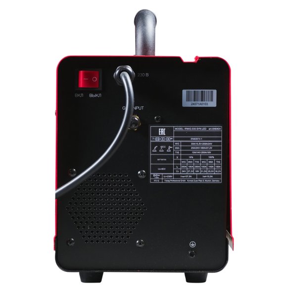 Полуавтомат сварочный инверторный FUBAG IRMIG 200 SYN LED + Маска сварщика Хамелеон FUBAG IR 4-13G M в ПОДАРОК в Кургане фото