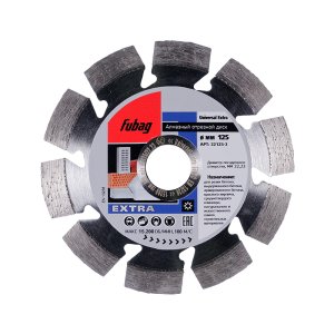 Алмазный отрезной диск FUBAG Universal Extra D125 мм/ 22.2 мм в Кургане фото