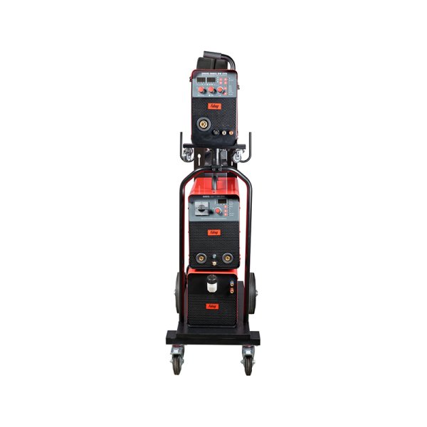 Полуавтомат сварочный FUBAG INMIG 500T DW SYN + подающий механизм DRIVE INMIG DW SYN + шланг-пакет 5 метров 70 мм2 14 pol с жидкостным охлаждением для INMIG 500T DW SYN + горелка FB 500 3m + блок жидкостного охлаждения Cool 70 + тележка для аппаратов в Кургане фото