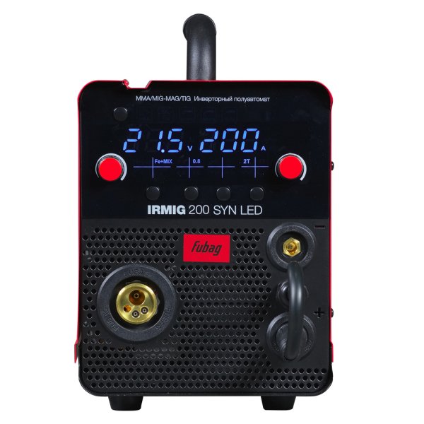Полуавтомат сварочный инверторный FUBAG IRMIG 200 SYN LED + Маска сварщика Хамелеон FUBAG IR 4-13G M в ПОДАРОК в Кургане фото