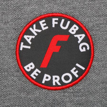 Серая рубашка-поло Fubag с красными пуговицами  размер M в Кургане фото
