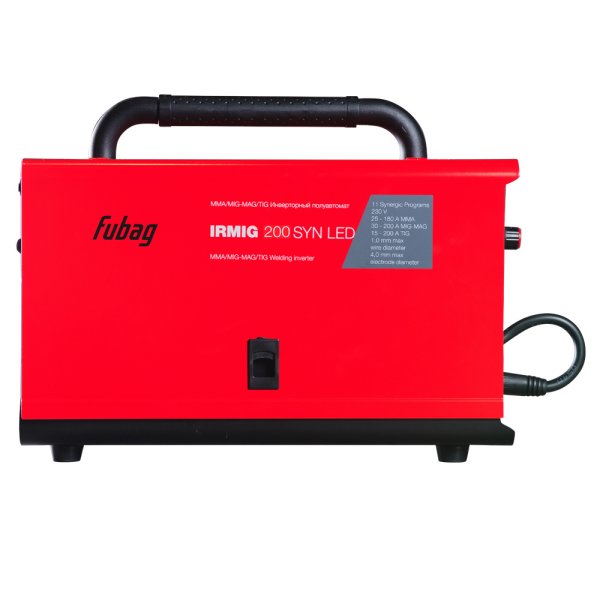 Полуавтомат сварочный инверторный FUBAG IRMIG 200 SYN LED + Маска сварщика Хамелеон FUBAG IR 4-13G M в ПОДАРОК в Кургане фото