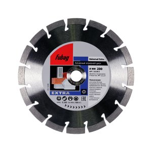 Алмазный отрезной диск FUBAG Universal Extra_ диам. 230/22.2 в Кургане фото
