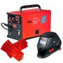 FUBAG Сварочный полуавтомат IRMIG 208 SYN PLUS (31447) + Маска сварщика Хамелеон IR 9-13N S (38072) + Сварочные краги на подкладке красные FWGN 10R (641180) в Кургане фото