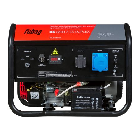 Бензиновый генератор FUBAG BS 3500 A ES DUPLEX в Кургане фото