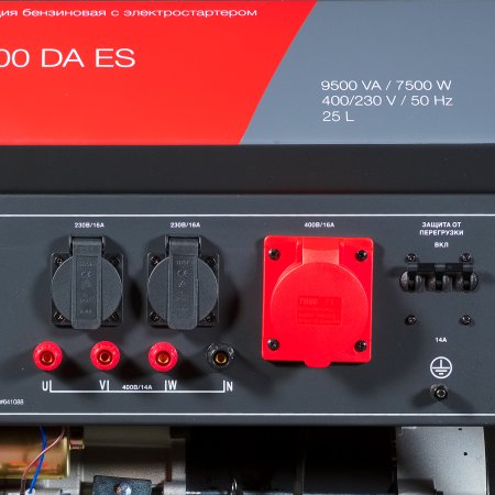 Бензиновый генератор FUBAG BS 8000 DA ES (трехфазный) с электростартером и коннектором автоматики в Кургане фото