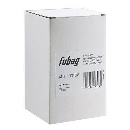 FUBAG Бачок для краскораспылителя BASIC G600, 0.6л полипропиленовый в Кургане фото
