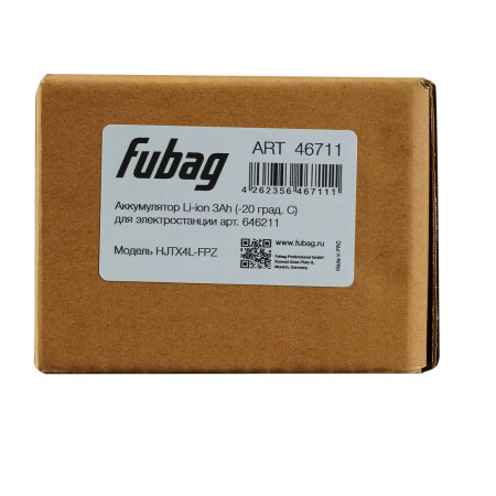 Аккумулятор FUBAG li-ion 3Ah для инверторного генератора TI 11000 A ES (арт. 646211) купить в Кургане