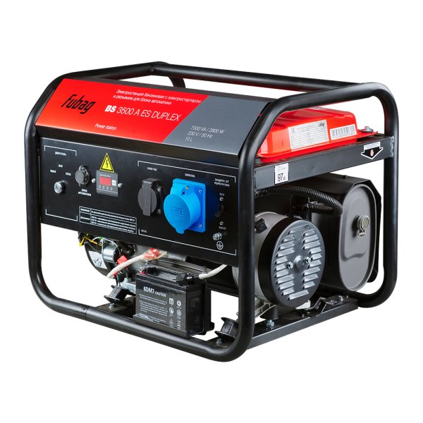 Бензиновый генератор FUBAG BS 3500 A ES DUPLEX в Кургане фото